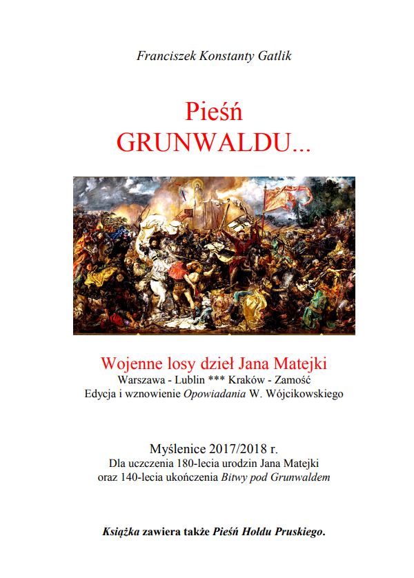 Okładka Pieśń Grunwaldu